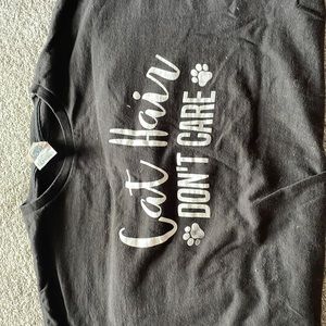 Cat Hair Don’t Care tshirt